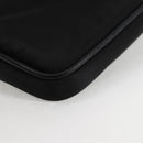 PRADA Shoulder Bag Nylon Black Auth 127896M-11