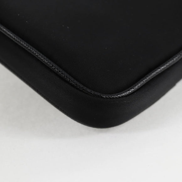 PRADA Shoulder Bag Nylon Black Auth 127896M
