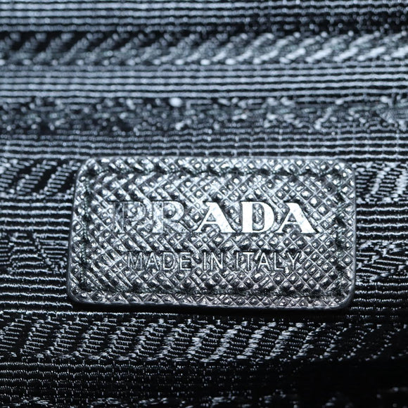 PRADA Shoulder Bag Nylon Black Auth 127896M
