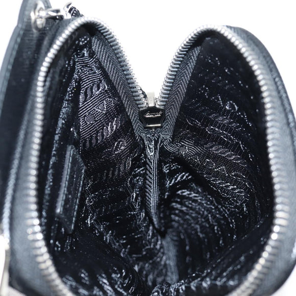 PRADA Shoulder Bag Nylon Black Auth 127896M