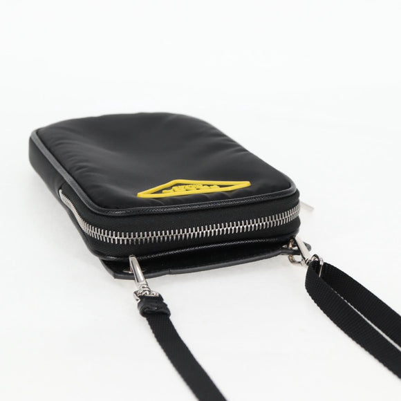 PRADA Shoulder Bag Nylon Black Auth 127896M