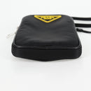 PRADA Shoulder Bag Nylon Black Auth 127896M-9