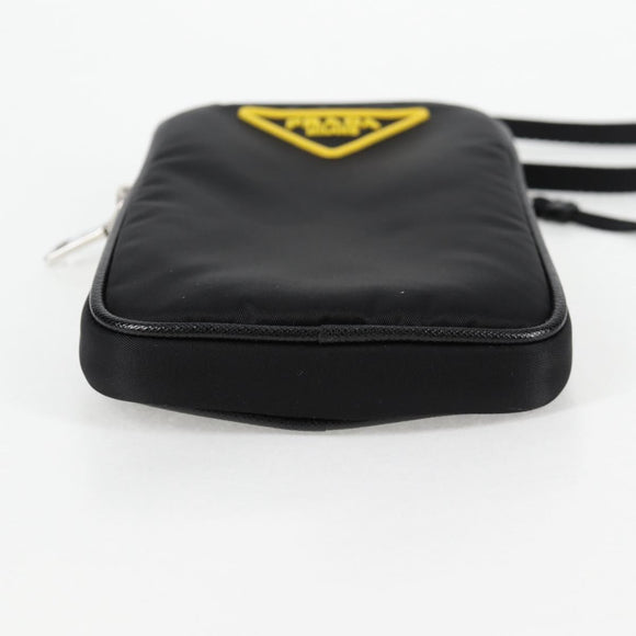 PRADA Shoulder Bag Nylon Black Auth 127896M