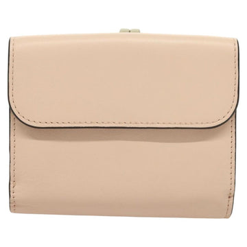 Chloe Wallet Leather Pink Gold Auth 127897V - 0
