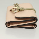 Chloe Wallet Leather Pink Gold Auth 127897V-3