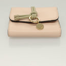 Chloe Wallet Leather Pink Gold Auth 127897V-6