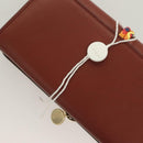 Chloe Wallet Leather Brown Gold Auth 127898V-17