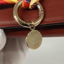 Chloe Wallet Leather Brown Gold Auth 127898V-8