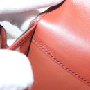 Chloe Wallet Leather Brown Gold Auth 127898V-11