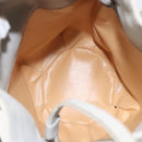 CELINE Shoulder Bag Leather Light Blue Gold Auth 127900-17