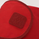 LOEWE Backpack Nylon Red Gold Auth 127904-18