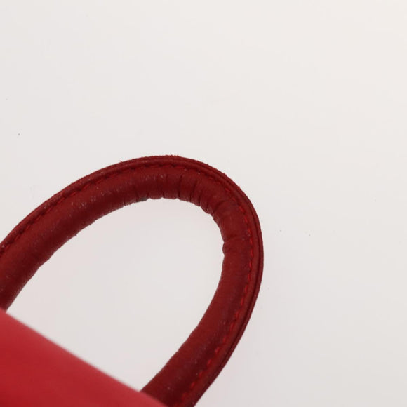 LOEWE Backpack Nylon Red Gold Auth 127904