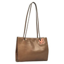 LOEWE Shoulder Bag Leather Brown Auth 127905-1