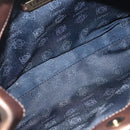 LOEWE Shoulder Bag Leather Brown Auth 127905-16