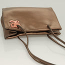 LOEWE Shoulder Bag Leather Brown Auth 127905-6