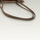 LOEWE Shoulder Bag Leather Brown Auth 127905-7