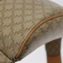 CELINE Macadam Canvas Bum Bag Body Bag Beige Auth 127907-15
