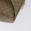 CELINE Macadam Canvas Bum Bag Body Bag Beige Auth 127907-9