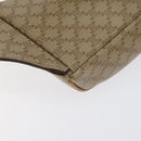CELINE Macadam Canvas Bum Bag Body Bag Beige Auth 127907-16
