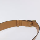 CELINE Macadam Canvas Bum Bag Body Bag Beige Auth 127907-8