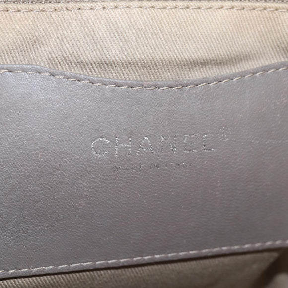 CHANEL Mademoiselle Bowling Chain Shoulder Bag Enamel Khaki CC Auth 127911V