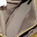 CHANEL Mademoiselle Bowling Chain Shoulder Bag Enamel Khaki CC Auth 127911V-22