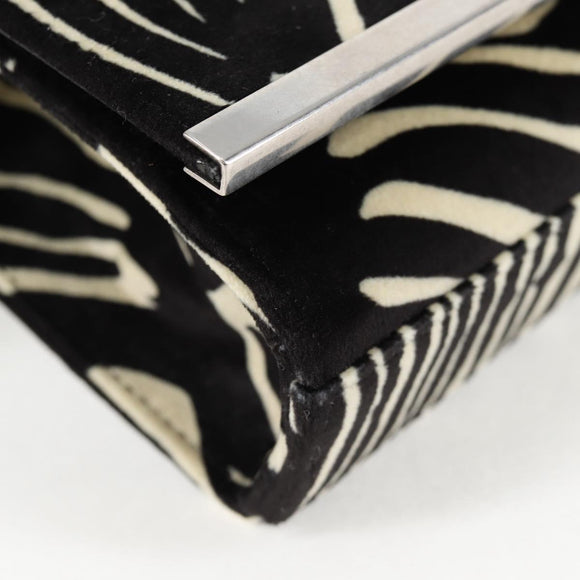 SAINT LAURENT Chain Bag Fabric Zebra Pattern 707690 FAAIA 1075 Auth 127912M