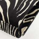 SAINT LAURENT Chain Bag Fabric Zebra Pattern 707690 FAAIA 1075 Auth 127912M-17