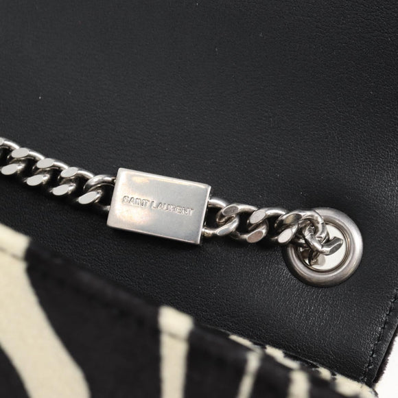 SAINT LAURENT Chain Bag Fabric Zebra Pattern 707690 FAAIA 1075 Auth 127912M