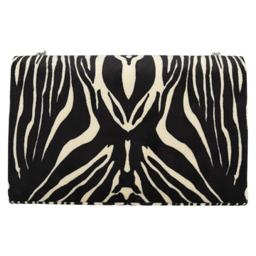 SAINT LAURENT Chain Bag Fabric Zebra Pattern 707690 FAAIA 1075 Auth 127912M - 0
