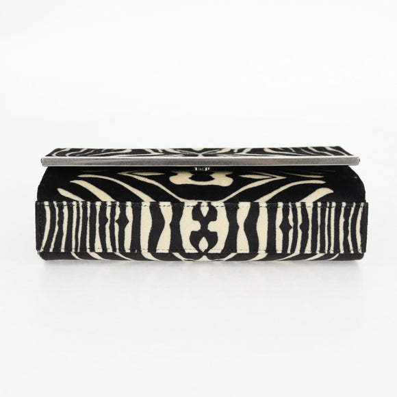 SAINT LAURENT Chain Bag Fabric Zebra Pattern 707690 FAAIA 1075 Auth 127912M