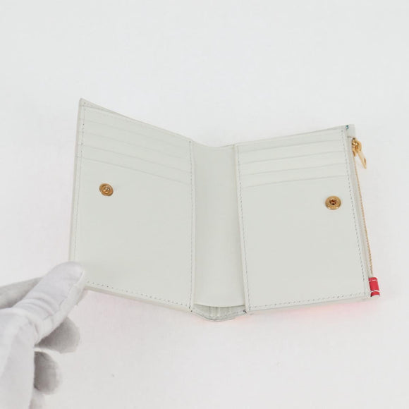 SAINT LAURENT Wallet Leather Multicolor Auth 127915M