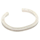 CELINE Bracelet metal Silver 46N446BZI Auth 127918M-1