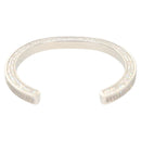 CELINE Bracelet metal Silver 46N446BZI Auth 127918M-3