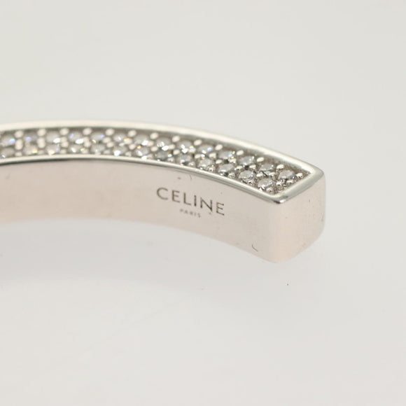 CELINE Bracelet metal Silver 46N446BZI Auth 127918M