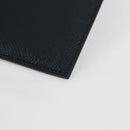 CELINE Clutch Bag Leather Navy Silver 10B593-070 Auth 127920M-16