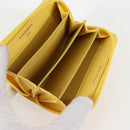 CHANEL Coin Purse Caviar Skin Gold Yellow CC Auth 127923M-15