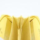 CHANEL Coin Purse Caviar Skin Gold Yellow CC Auth 127923M-17