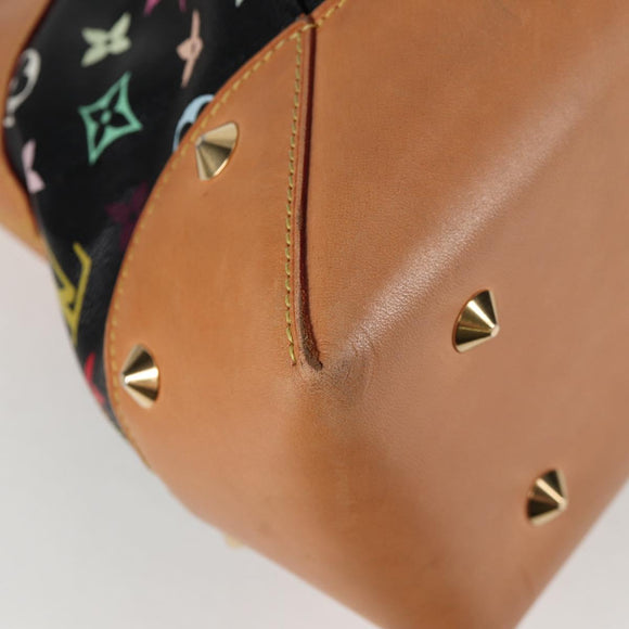 LOUIS VUITTON Monogram Multicolor Judy GM Bag 2way Black M40254 LV Auth 127947V