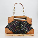 LOUIS VUITTON Monogram Multicolor Judy GM Bag 2way Black M40254 LV Auth 127947V-12
