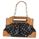 LOUIS VUITTON Monogram Multicolor Judy GM Bag 2way Black M40254 LV Auth 127947V-2