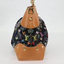 LOUIS VUITTON Monogram Multicolor Judy GM Bag 2way Black M40254 LV Auth 127947V-4