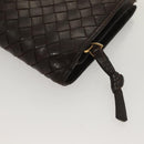 BOTTEGA VENETA INTRECCIATO Wallet Leather Brown 121060 Auth 127951-16