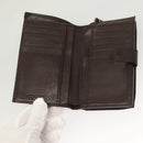 BOTTEGA VENETA INTRECCIATO Wallet Leather Brown 121060 Auth 127951-9