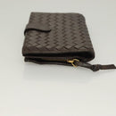 BOTTEGA VENETA INTRECCIATO Wallet Leather Brown 121060 Auth 127951-4