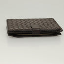 BOTTEGA VENETA INTRECCIATO Wallet Leather Brown 121060 Auth 127951-5
