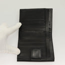 FENDI Wallet Canvas Black Auth 127954V-8