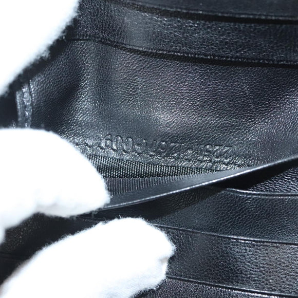 FENDI Wallet Canvas Black Auth 127954V