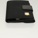 FENDI Wallet Canvas Black Auth 127954V-3