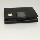FENDI Wallet Canvas Black Auth 127954V-5